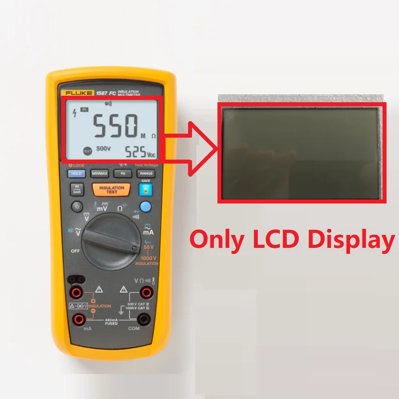 

LCD Screen For Fluke 1587 1587 FC Insulation Multimeter Matrix Display Repair