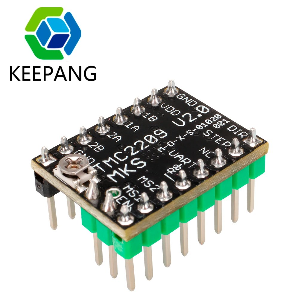 Оригинальный шаговый двигатель MKS TMC2209 2209 StepStick детали для 3D-принтера а UART