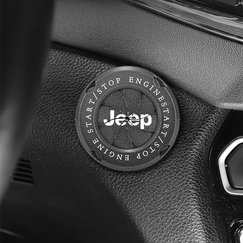 

Car One-key Start Rotating Protective Cover Decoration Accessories For Jeep Grand Cherokee Commander Renegade Wrangler JK JL