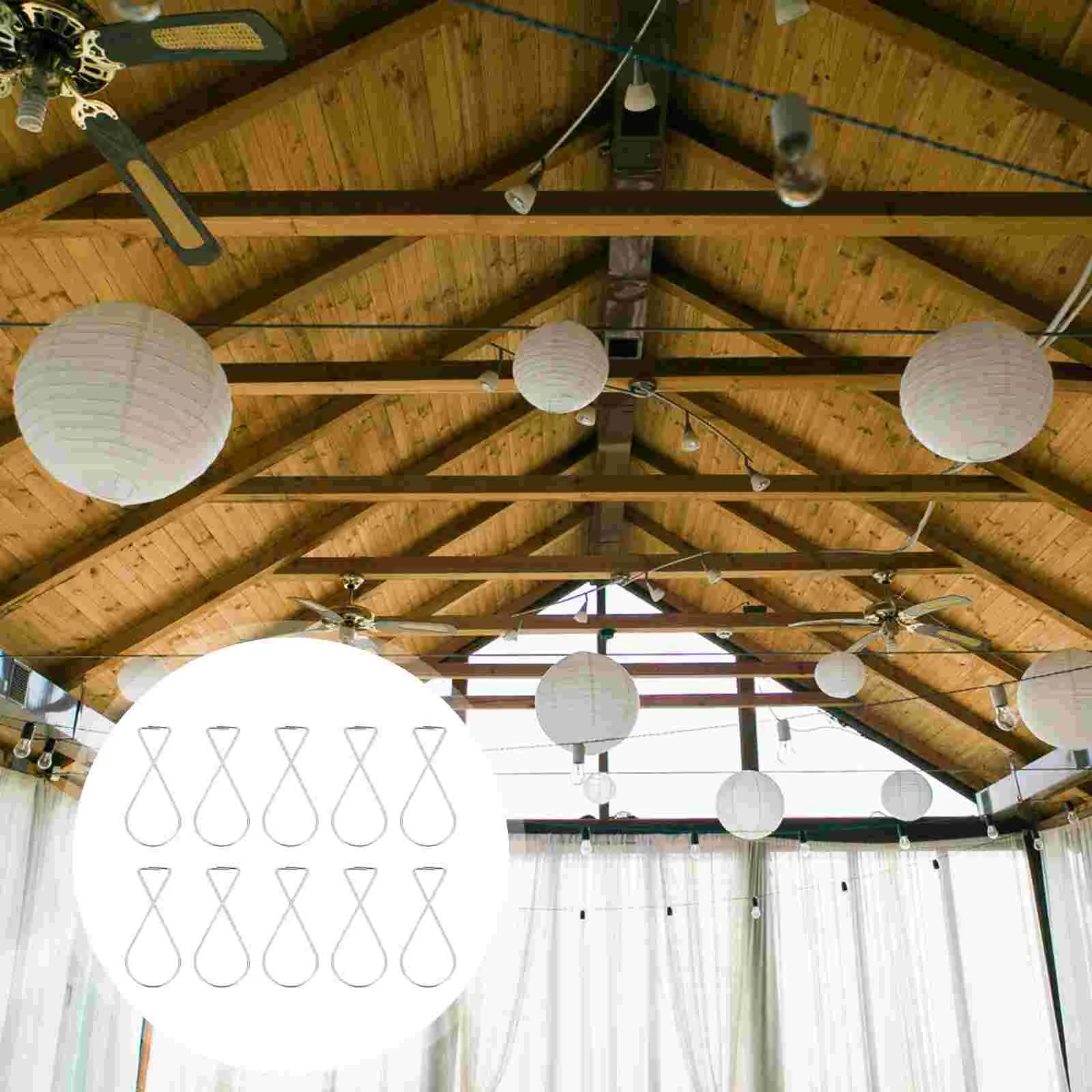 

200ppcs Hooks Useful Professional Ceiling Hanging Hook Ceiling Fixing Clip Hook Clamps Chandelier