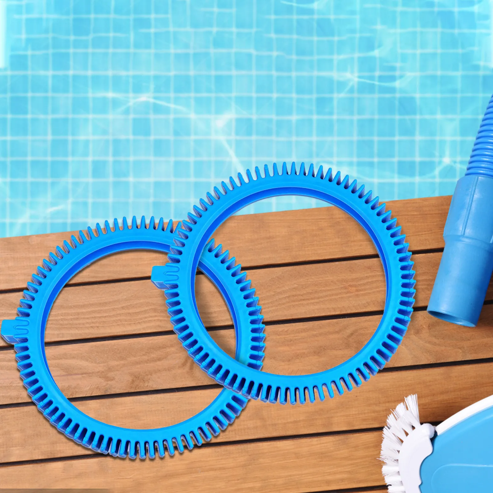 

Front Tire Tape Blue Pool Cleaner Parts With Super Hump Haywood Pololtnuegen Select 896584000-143 For Pool Cleaners 2X 4X And