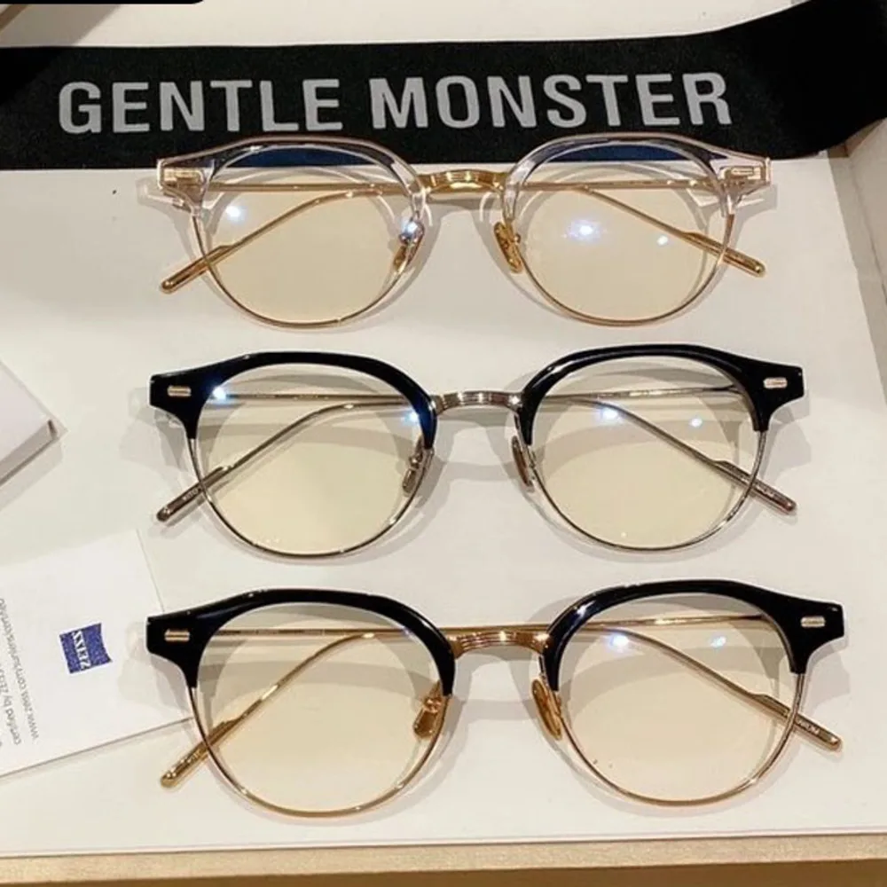 

Gentle Monster Gm Brilmontuur Vrouwen Blauw Licht Blokkeren Recept Designer Fashion Bijziendheid Kito Clear Brillen Voor Mannen