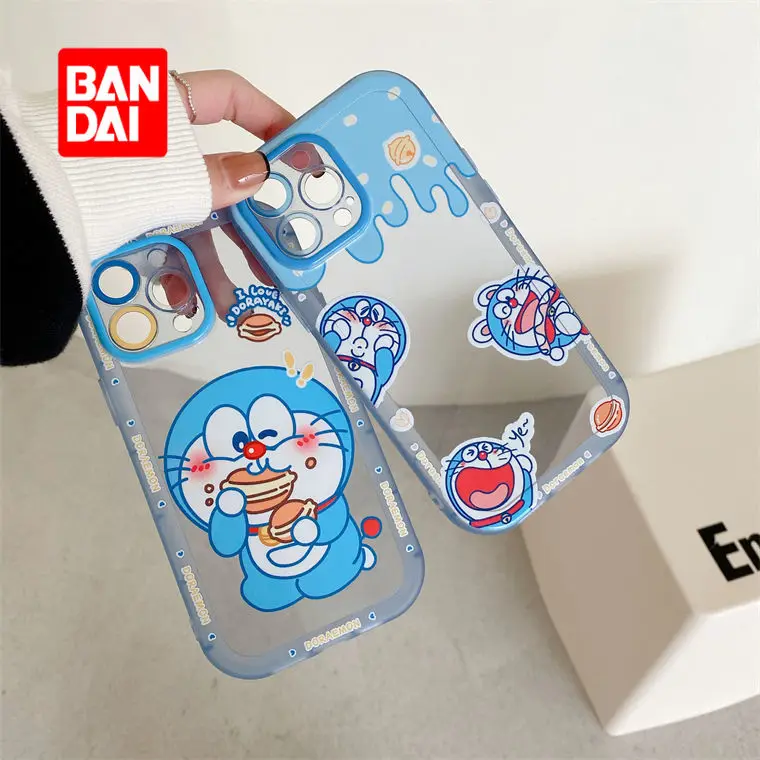 

Bandai Doraemon Phone Case for iphone 13 13Pro 12 12Pro 11 Pro X XS Max XR 7 8 Plus Cartoon Back Covers Kawaii fundas Soft Coque