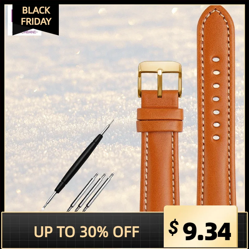 

Ремешок для часов rolex tissot huawei из натуральной кожи, кожаный браслет с зернистой поверхностью для наручных часов, 18 мм 20 мм 21 мм 22 мм