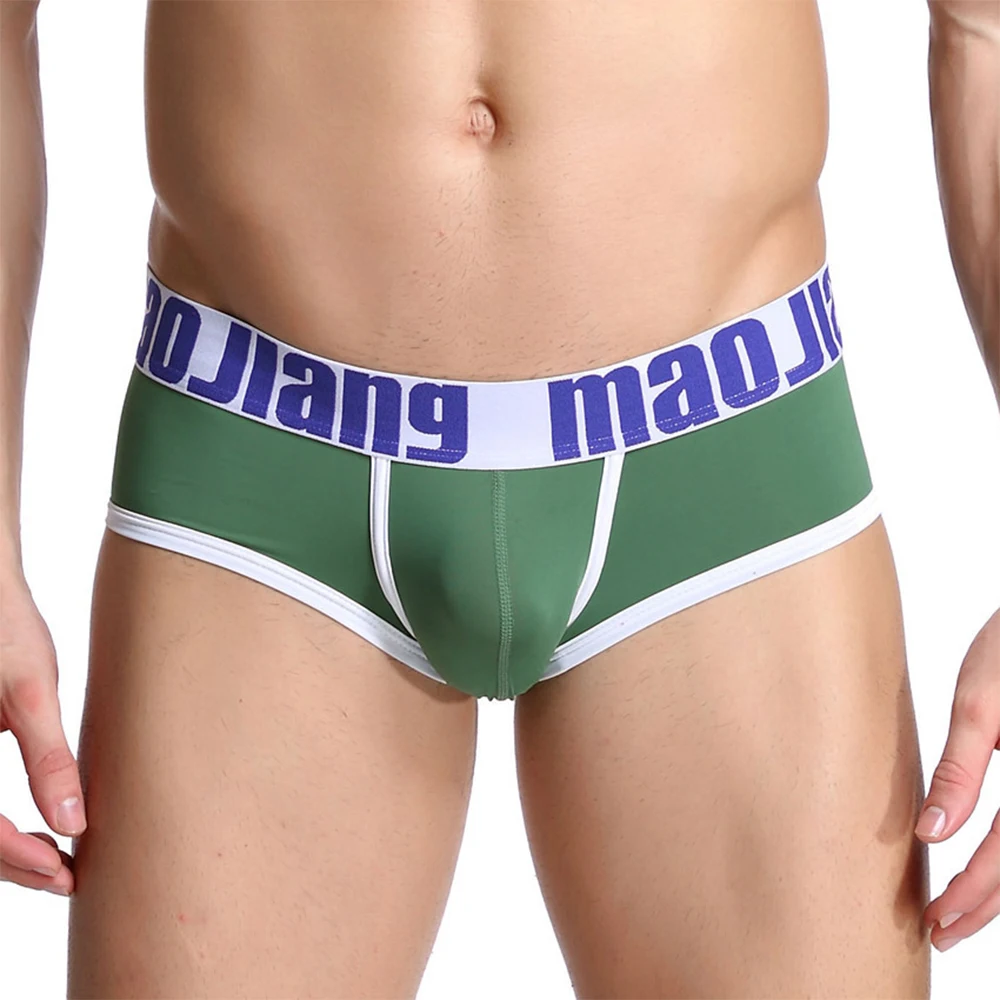 

Bran Mens Sexy Bulge Pouch Briefs Sport Underpants Soft Comfortable Panties Breathable Underwear Male Letter Printed Knickers