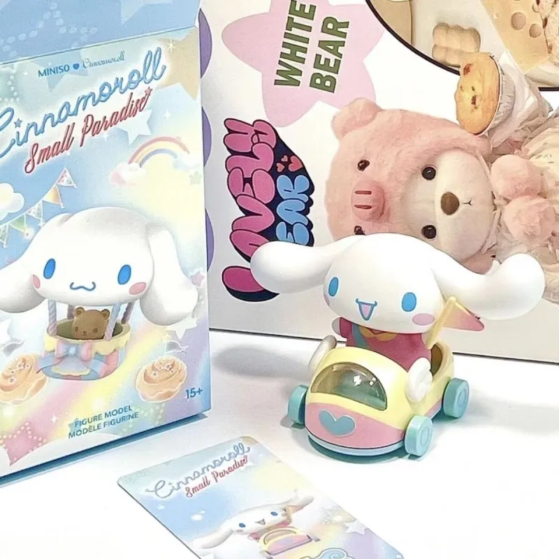 Новинка Sanrio мультфильм Cinnamoroll маленький рай серия фигурки кавайная Аниме