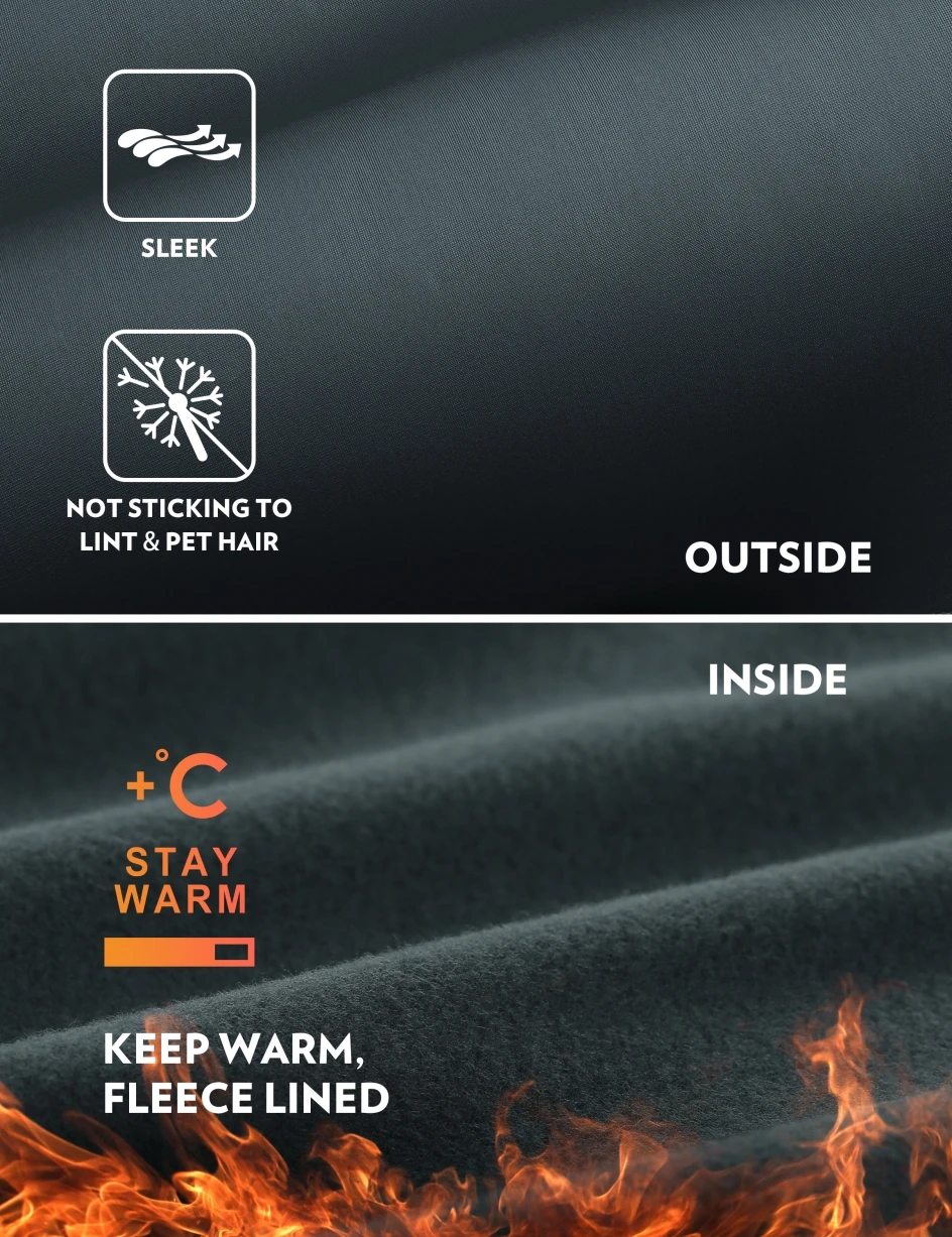 CRZ YOGAWomens Thermal Fleece Lined High Waisted Leggings 24 Inches - Workout Winter Warm Thick Tights Soft Yoga Pants