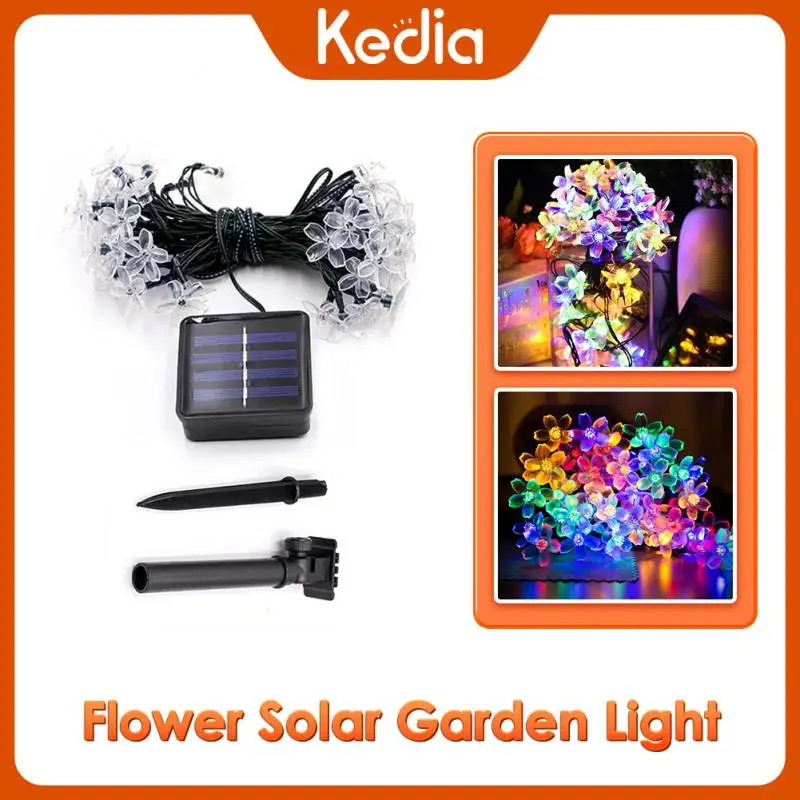 

LED Solar Sakura String Light 5M 12M Outdoor Waterproof Solar String Light Garden Christmas Decoration Lamp For Living Room
