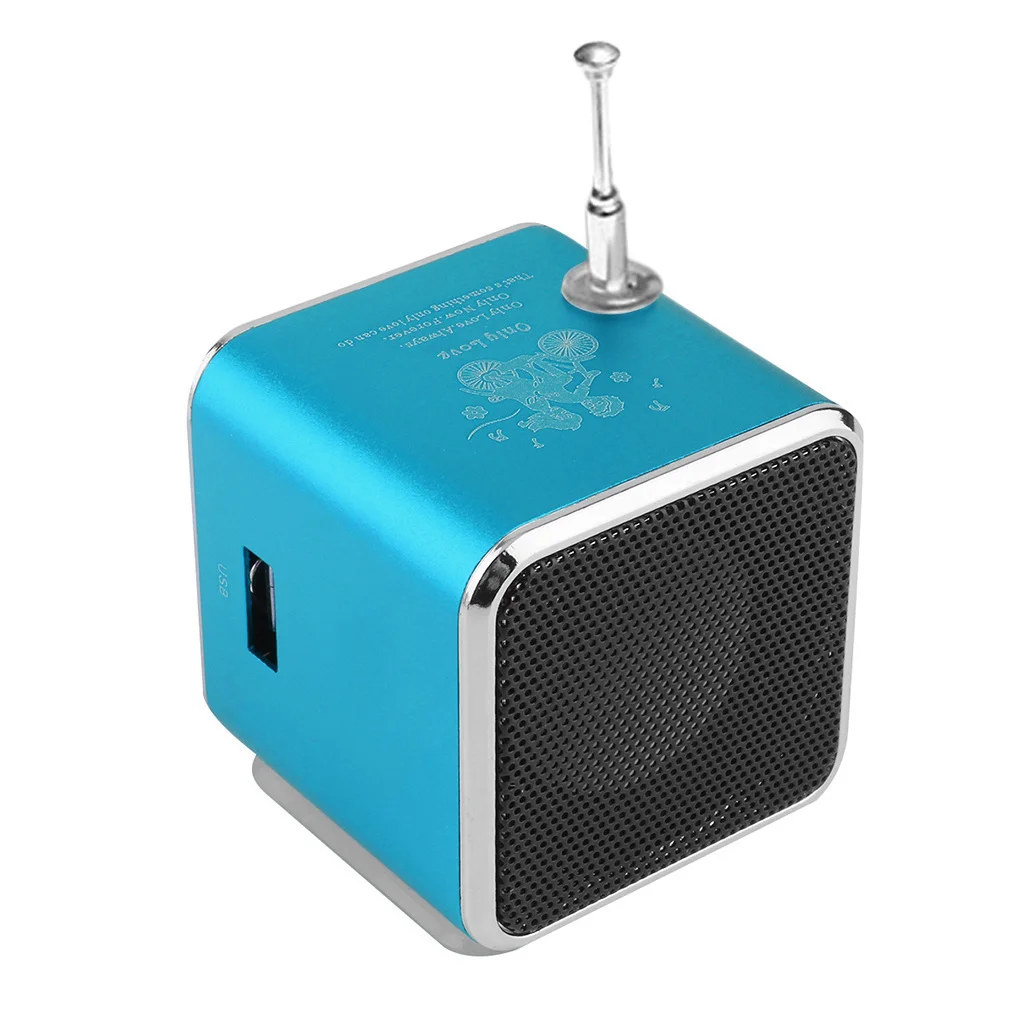 Portable Radio Speaker TD-V26 Mini Speaker Receiver Digital LCD Sound Micro SD/TF FM Radio Music Stereo Loudspeaker for Laptop enlarge