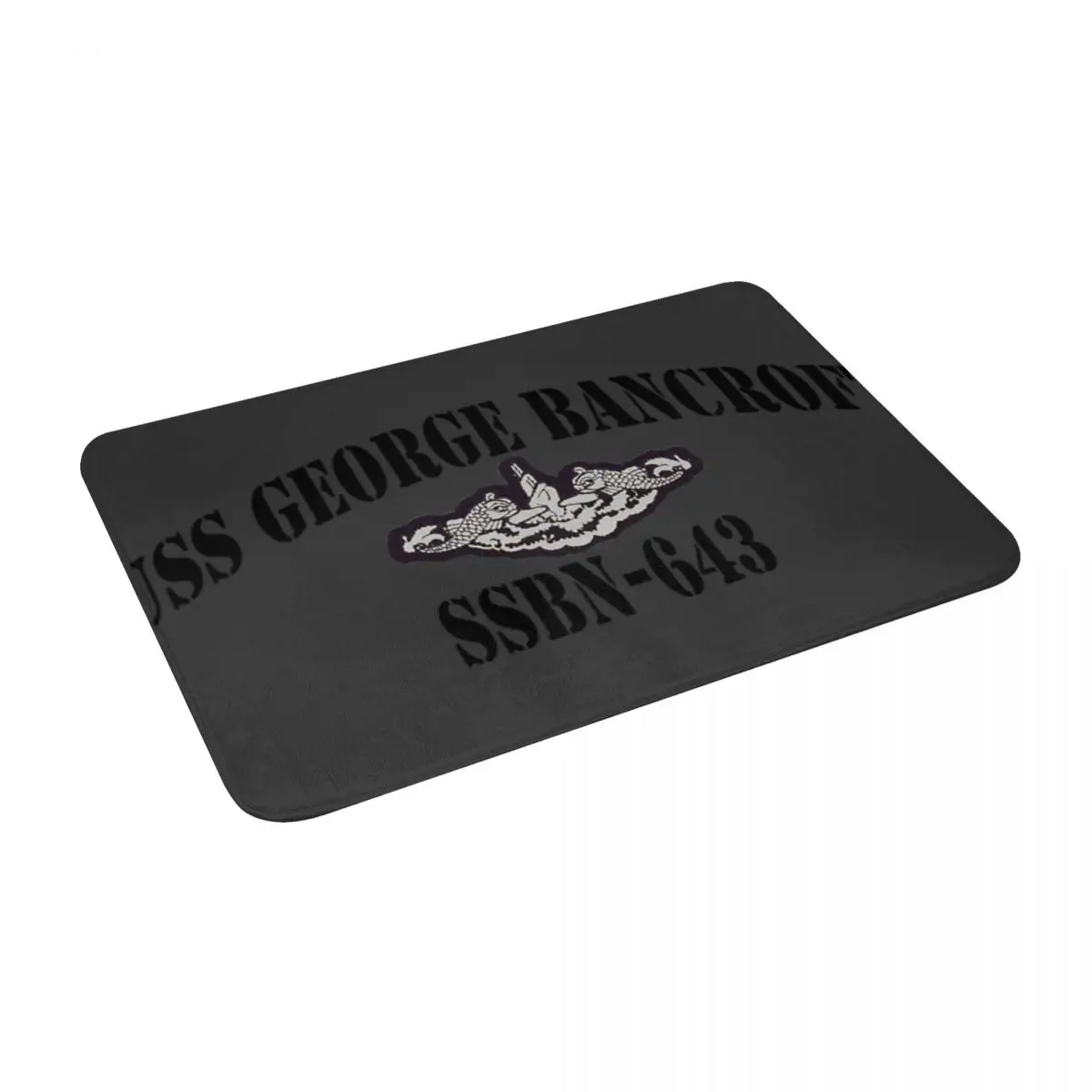 Фото Коврик для пола USS GEORGE BANCROFT (SSBN-643) SHIP S STORE, придверный коврик из койры для входа в каюту, высокоплотный приветственный коврик из койры №2