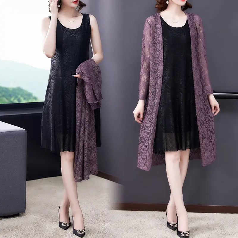

Summer New Women Long Lace Knit Cardigan Female Sun Protection Clothing Sleeve Shawl Jacket Ladies Thin All-match Cardigan A14