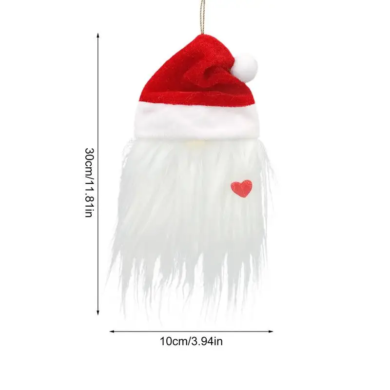 Рождественские украшения в виде гномов зеленая или белая длинная борода