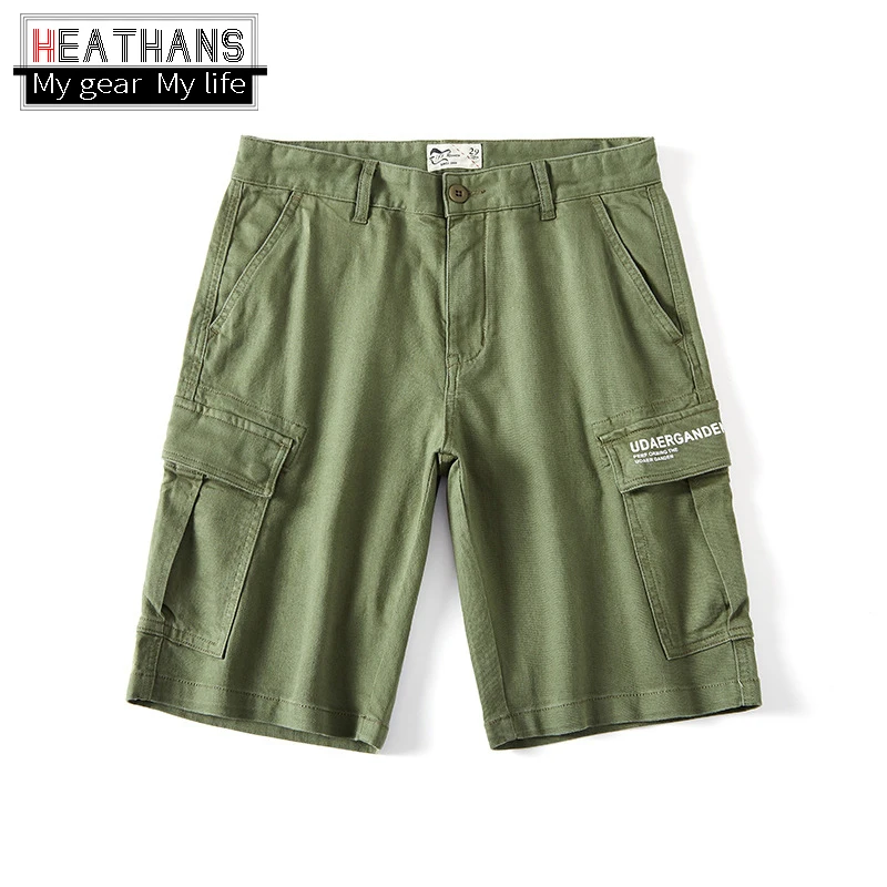 

Japan Style Retro Men Tooling Trousers Summer Casual Men's Shorts Loose Cargo Pants Pure Cotton Pants High Quality Fashion Pants
