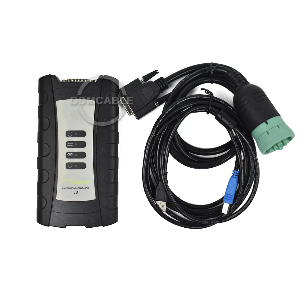 

V5.3 Electronic Data Link EDL V3 PK V2 Diagnostic Adapter JD Service EDL v3 Advisor JD construction Agricultrue diagnotic TOOL