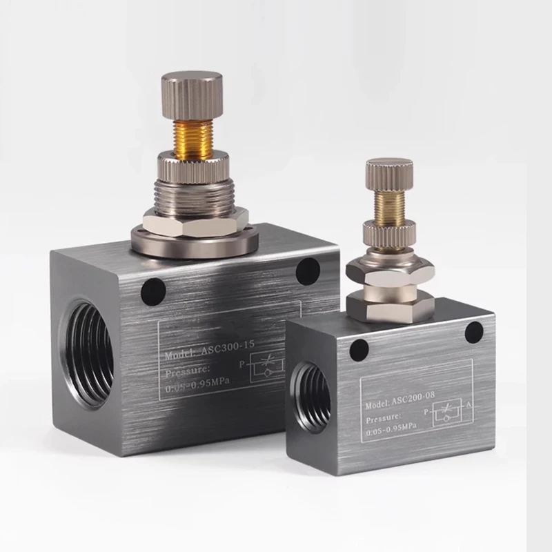 Пневматический односторонний клапан дроссельной заслонки ASC100-06/200 ...