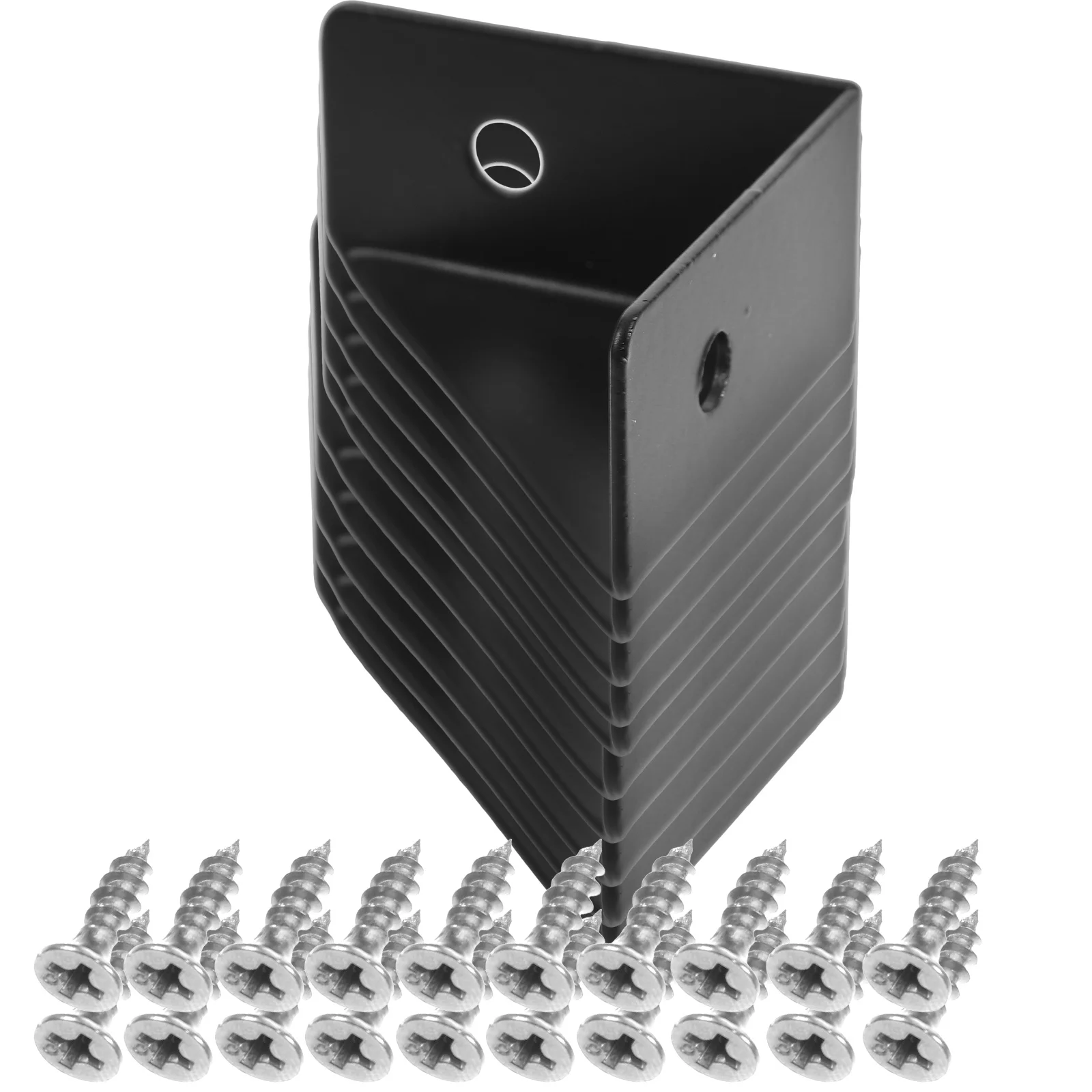 

10pcs Bed Corner Supports Angle Brackets Triangle Corner Brace Furniture Bed Fasteners