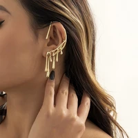 exaggerated sense irregular water drop earrings for women versatile geometric personality design korean fashion jewelry gifts