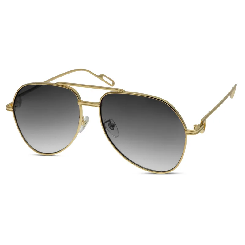

2022 Top-end Luxury Brand Sunglasses of High Quality UV400 Acetate Men Fashion Glasses with Case Oval Pilot Eyewear