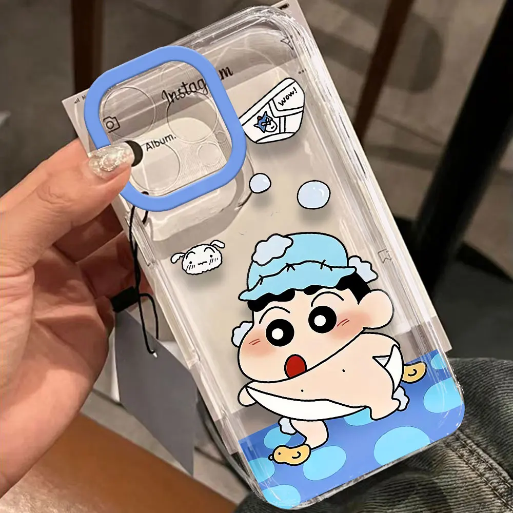 Милый прозрачный чехол для iPhone 11 12 13 14 15 16 Pro Max Mini X Xs XR 7 8 plus Se2020