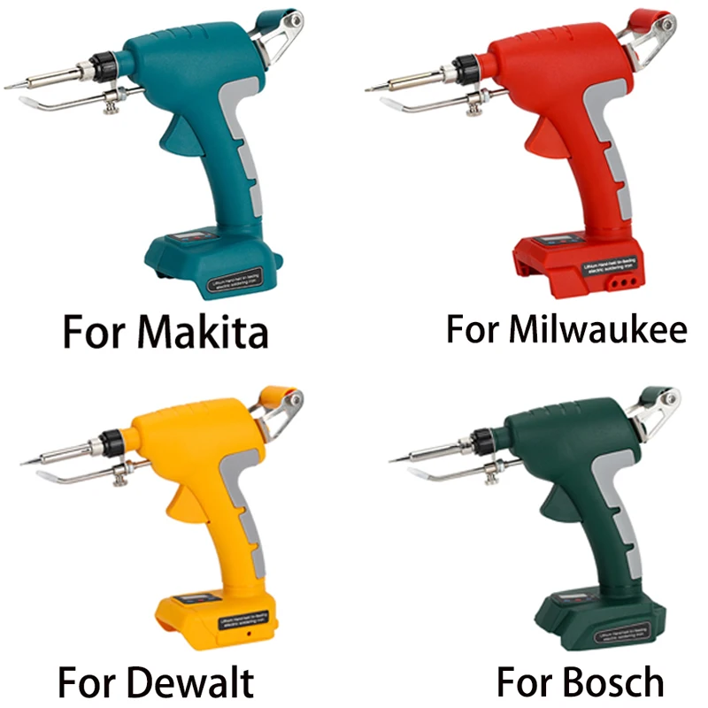 

Cordless Electric Soldering Iron Automatically Send Tin Welding Gun Repair Power Tool For Makita/Dewalt/Milwaukee/Bosch Battery