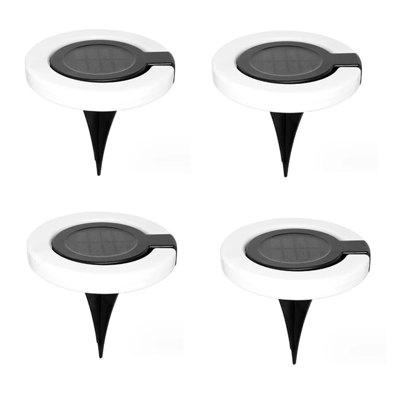 

Solar Garden Waterproof Wall Light Underground Light Foldable Step Night Light Landscape Decorative Lighting Durable White Light