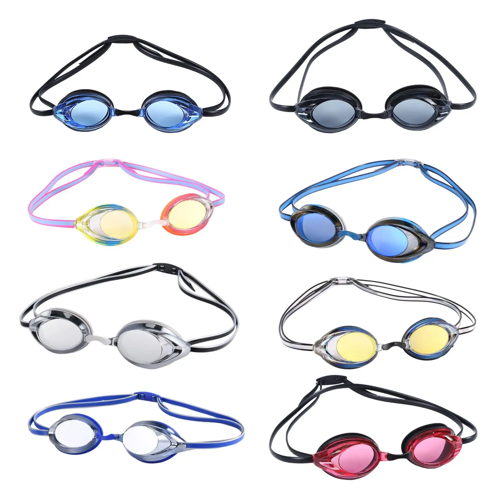 

Adults Swim Goggles Clear Swimming Goggles for Women Men, Anti-Fog Youth Swim Glasses, No Leaking, Soft