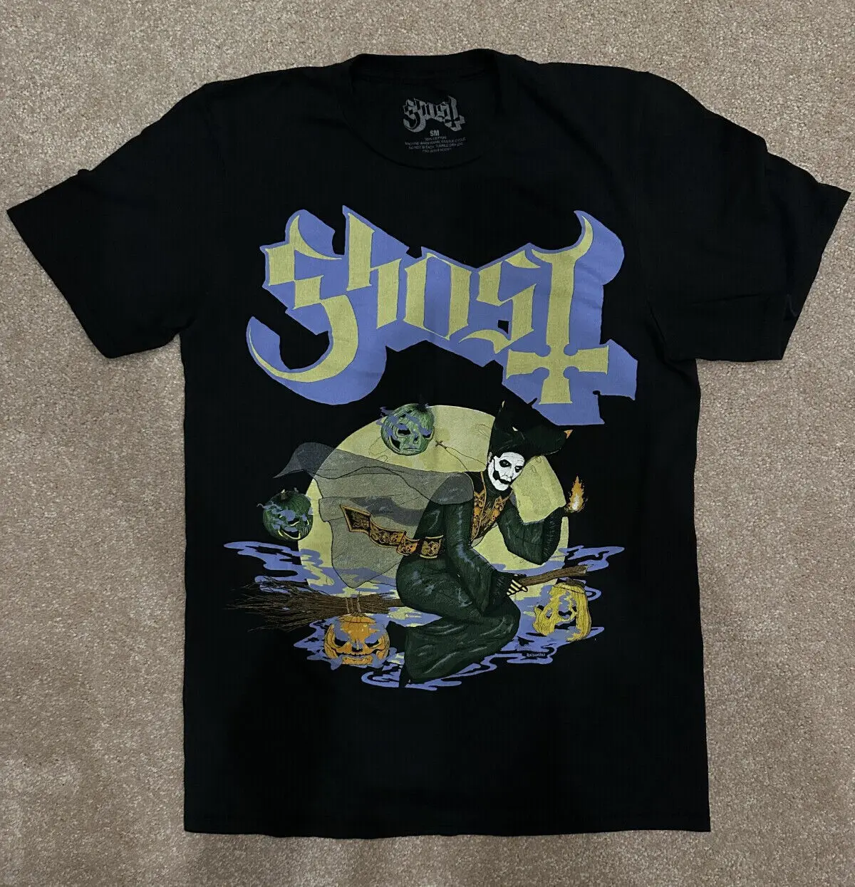 Футболка GHOST BC Группа B C Papa IV кардинал копия маленькая официальная с длинным или