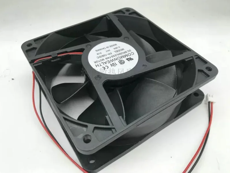 Фото COMMON FP-108 DC 24В 0.36А 120x120x38мм 2-проводной вентилятор охлаждения для сервера №1