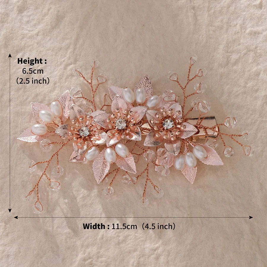 Новые свадебные аксессуары для волос женские ручной работы с цветком свадебное