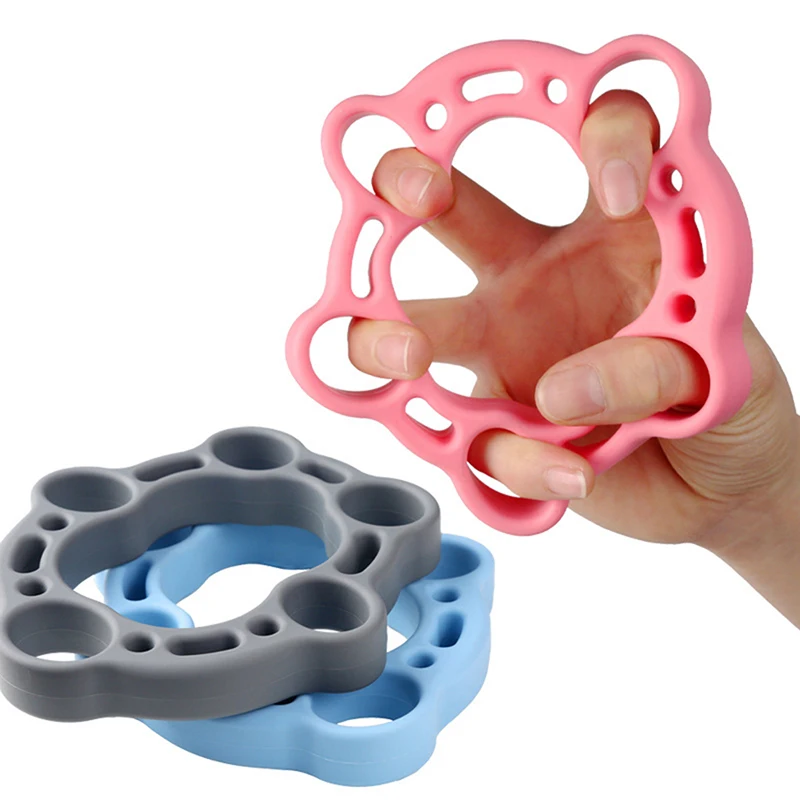 

Silicone Finger Expander Exercise Hand Gripper Wrist Strength Trainer Finger Exerciser Resistance Bands Fitness Tools 3 Colors