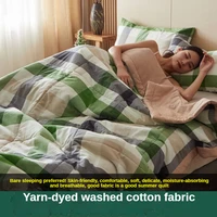 summer air conditioner is 100 pure cotton quilt core washed cotton summer cool quilt spring and autumn cotton thin quilt