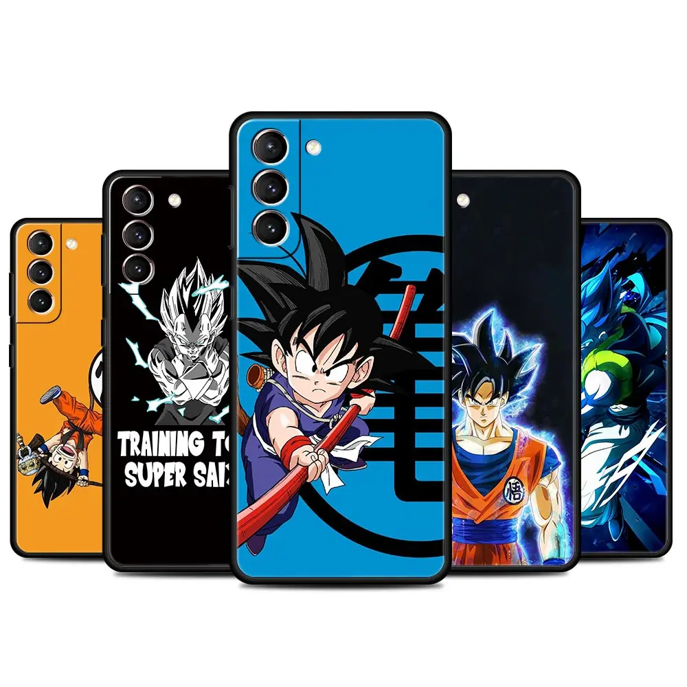 

Dragon Ball Cartoon Case For Samsung Galaxy S20 FE S21 S22 Ultra 5G S10 S9 S8 Plus S10e S7 Edge Black Soft Phone Cover Fundas