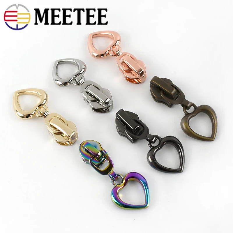 

30/50Pcs 5# Zipper Puller for Nylon Zippers Zips Slider Head Jacket Clothes Repair Kits Tailoring Materials Sewing Accessories