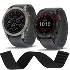 Ремешок нейлоновый для наручных часов Garmin Fenix 7X 7 7S 6 6X Pro 5 5X 5SEPIXtactical x DELTA 945 20 мм 22 мм 26 мм