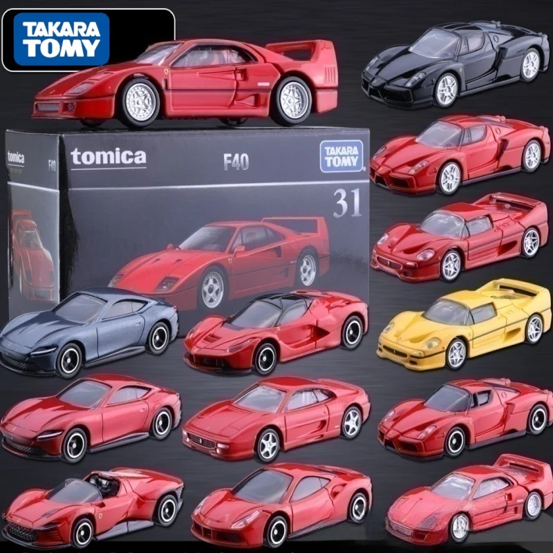 Коллекционная модель Takara Tomy Tomica №8 Ferrari Purosangue: литая под давлением статическая модель суперкара с тонкой текстурой, премиум-класса, подарок для коллекционеров (art.: 3920db3a41373) - 3920db3a41373
