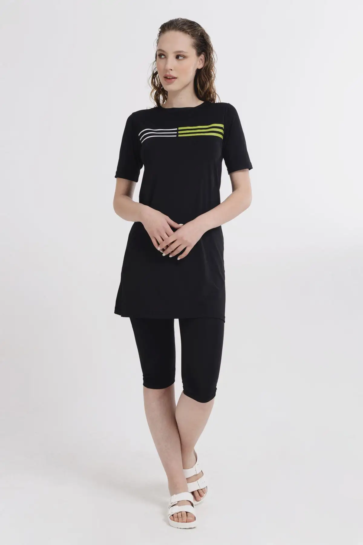 

Мусульманские купальники Burkini, мусульманские женские скромные хиджабы, основные женские купальники alfasa 21701