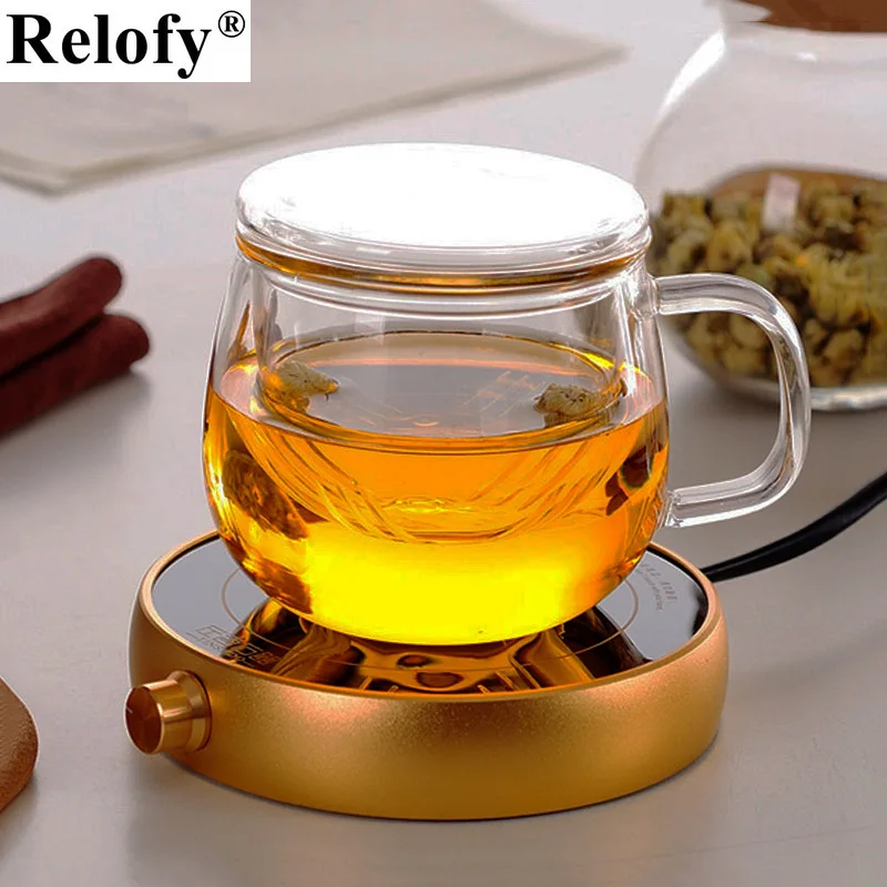 Термостойкая стеклянная чайная чашка с фильтром 350 мл |