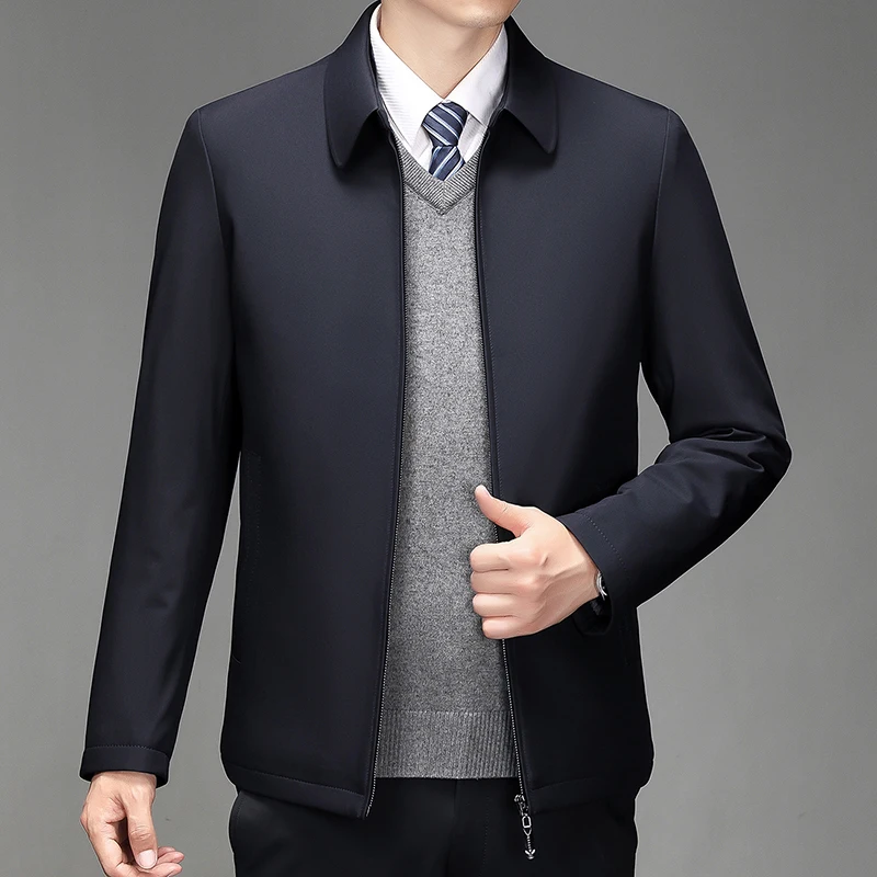 

Men Winter Coat Business Cotton Padded Jacket Winter Warm Puffer Jacket Autumn Parka Mens Korean Fashion Jackets Men Clothing