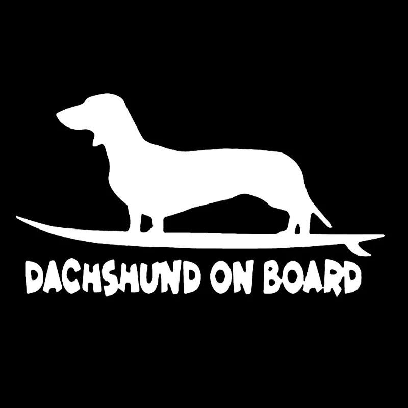 

20x11 см такса на борту виниловая наклейка автомобильная наклейка Водонепроницаемая автостайлинг автомобильные аксессуары наклейка для автомобиля