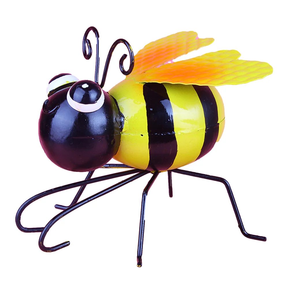 

Bee Sculpture Hanging Multipurpose Realistic Outdoor Yard Decoration Metal Garden Decor Metal Art Decor