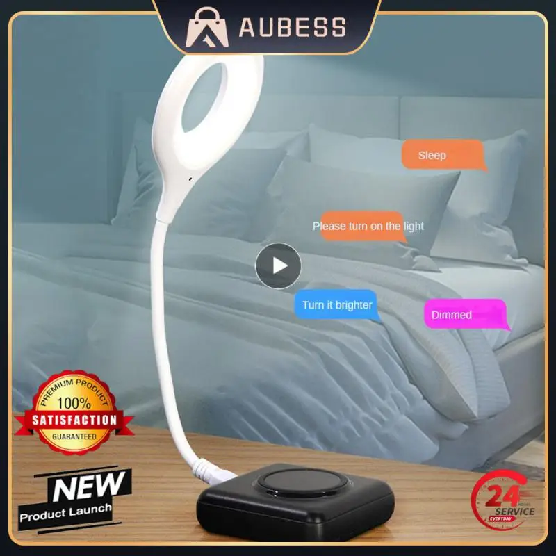 

1~10PCS English Voice Controlled Night Light Smart Home Night Lamp Energy-Saving Body Sound Sensor Usb Plug Atmosphere Light