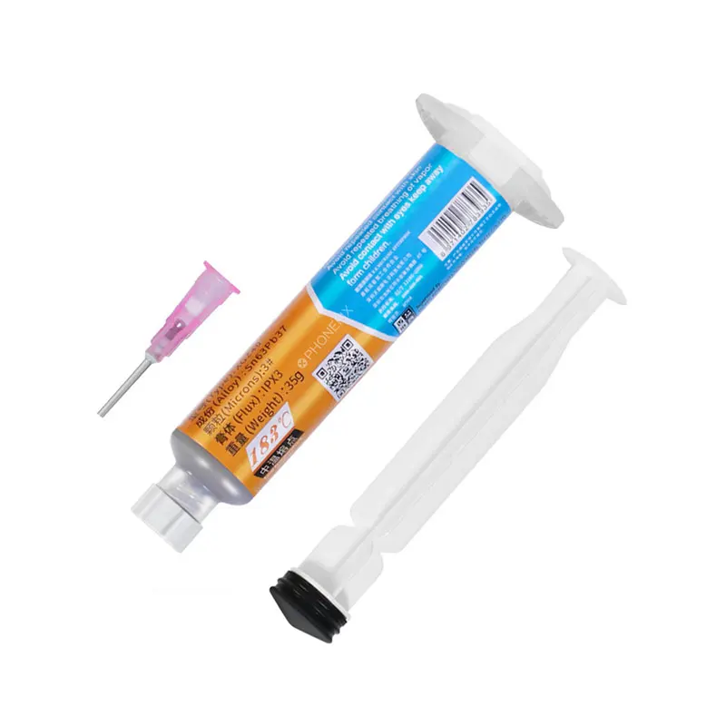 

1Pcs 10CC Tin Soldering XG-Z40 Mechanic Lead Solder Paste with Syringe For Mobile Phone SMD PCB Repair High Quality