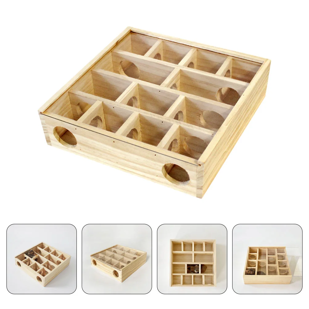 

Household Maze Hamster Maze Wooden Chinchilla Maze Hamster Accessory for Hamster Chinchilla