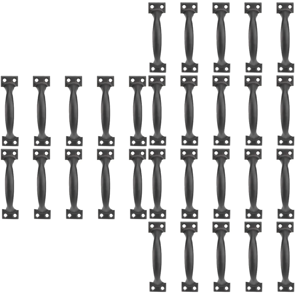 

Ручка для ящика, черная ручка для шкафа, ручки для кухонного шкафа, ручка для ящика в стиле ретро, металлические дверные ручки, 30 шт.