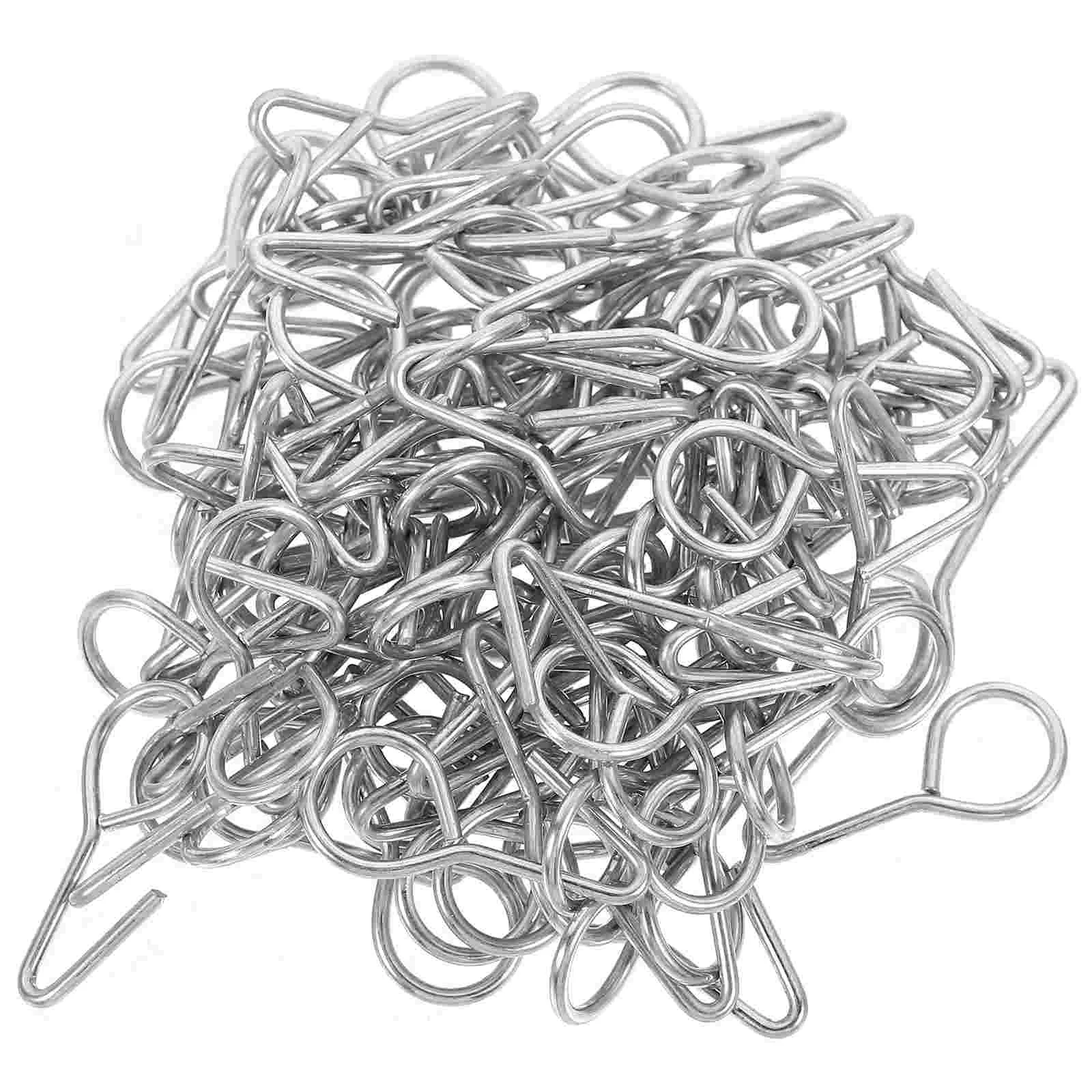 

100 Pcs Car Cover Fastener Metal Clothes Hanger Car Covers Car Seat Cover Fastener Car Fastener Hooks Bike Seat Kids