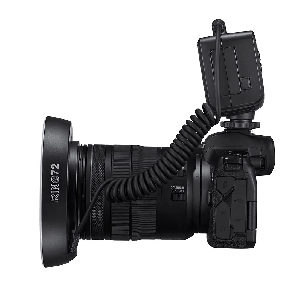 Godox RING72 TTL светодиодный макросъемный кольцевой светильник для Canon 5D mark II III IV 6D 7D 60D