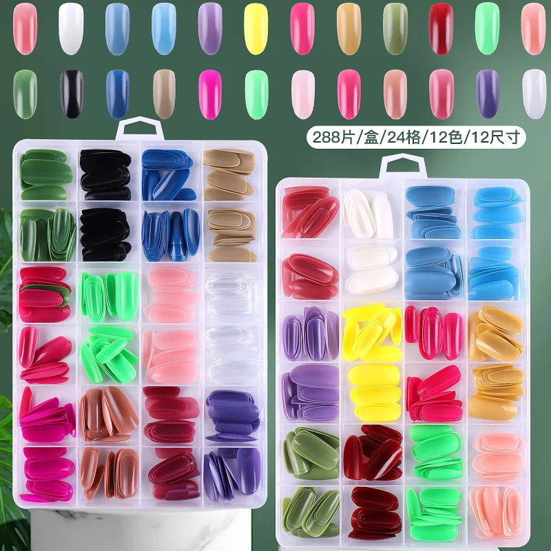 

Finished Nail Plate with Smooth Surface, Solid Color, Ballet, Scratch Free and Scratch Free Wearing Armor Nails Press Pack of 3