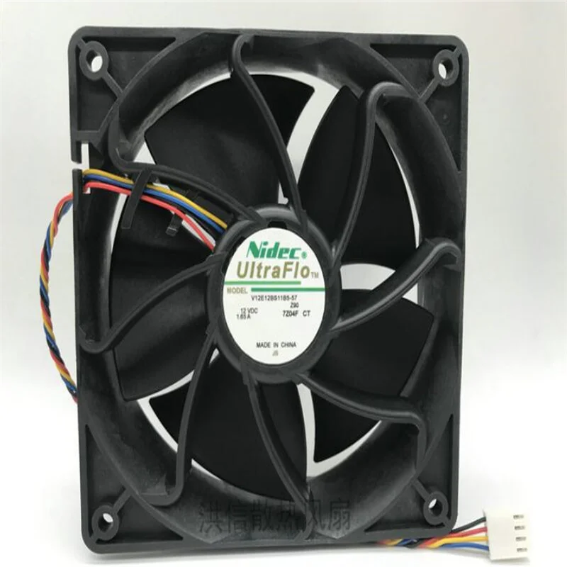 Nidec V12E12BS11B5-57 12v 1.65A 12038  special cooling fan for four-line ants S7S9