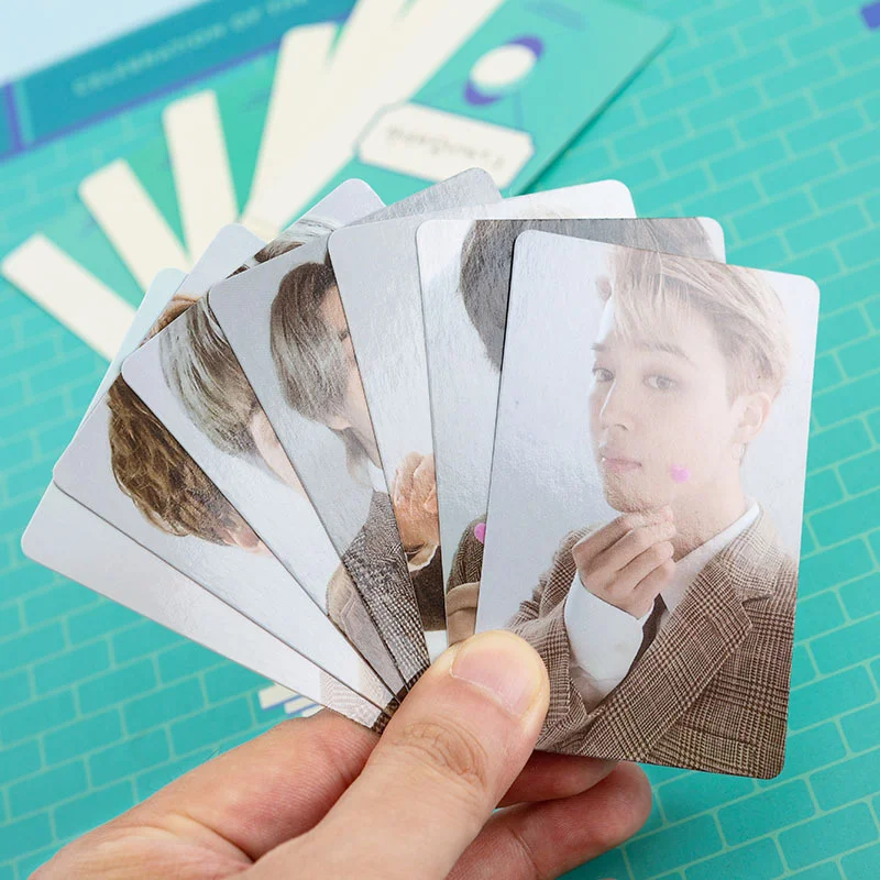 

Hot South Korean Groups KPOP Bangtan Boys 8 Anniversary Festa Blind Box Lomo Mini Card Photocard Album Jungkook Gifts Jimin V