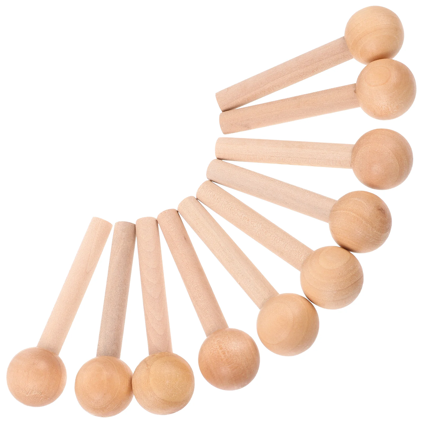 

10pcs Wooden Pegs Wood Pegboard Pegs Wood Pegs Hooks for Wood Pegboard Wall Organizer